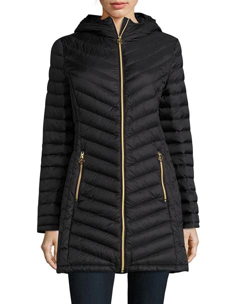 michael michael kors castlewood packable down puffer coat|Michael Kors lightweight down jacket.